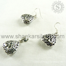 Amazing !! 925 Sterling Plain Silver Jewelry Sets /Handmade Silver Jewelry /Beautiful Indian Silver Jewelry 3SPS2004-2
